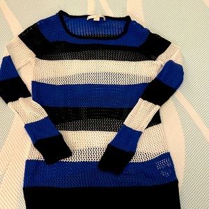 Boston Proper XS mesh sweater